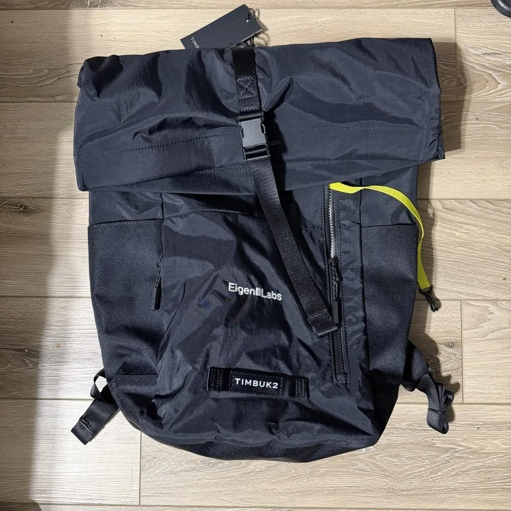 Timbuk2 Hero Laptop Backpack, Jet Black Logo New Pockets